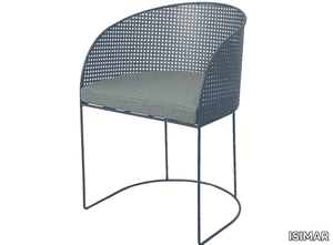 ARENA - Garden chair with integrated cushion _ ISIMAR