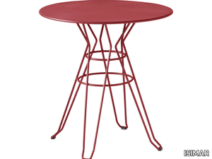 CAPRI - Round steel garden table _ ISIMAR