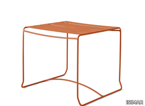 PORTOFINO - Square steel garden side table _ ISIMAR