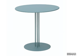 PARADISO - Round steel garden table _ ISIMAR