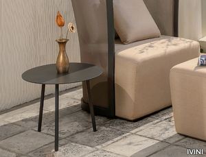 BOLERO 93298 - Round aluminium garden side table _ IVINI