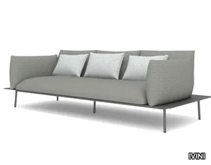 KONA 91290E - 3 seater fabric garden sofa _ IVINI