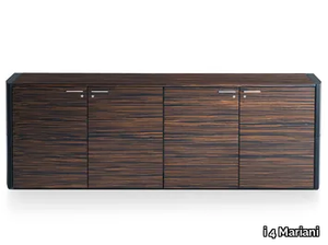 DE_SYMETRIA - Low wooden office storage unit with hinged doors _ i 4 Mariani