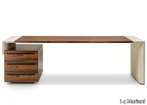 CROSSING - Rectangular wooden office desk with drawers _ i 4 Mariani