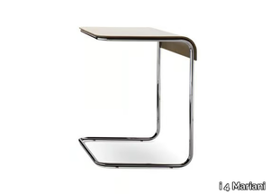 ADD_LOOK - Tanned leather and steel high side table _ i 4 Mariani