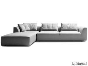 BE_LOOK - Modular fabric sofa with chaise longue _ i 4 Mariani