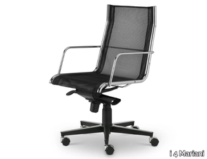 BLADE - Swivel leather executive chair _ i 4 Mariani