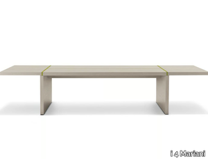 BLADE - Rectangular wooden meeting table _ i 4 Mariani