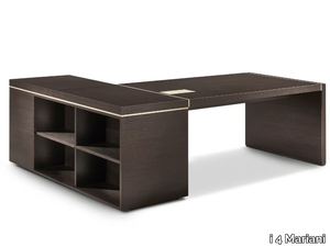 BLADE - L-shaped wooden executive desk with drawers _ i 4 Mariani