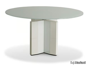 DE_SYMETRIA - Round wooden meeting table _ i 4 Mariani