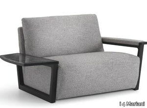 FELLINI - Fabric armchair with armrests _ i 4 Mariani