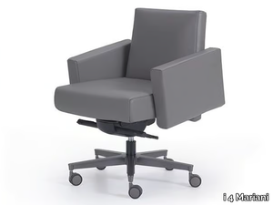 INCA - Swivel leather executive chair _ i 4 Mariani