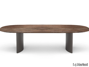 SIENA - Oval wooden meeting table _ i 4 Mariani