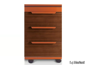 PASO DOBLE - Wooden office drawer unit with castors _ i 4 Mariani