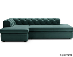 TUDOR - Corner tufted leather sofa _ i 4 Mariani