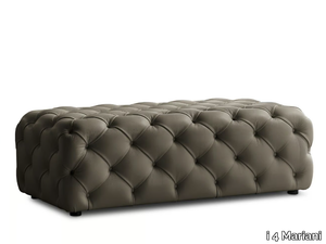 TUDOR - Tufted leather pouf _ i 4 Mariani