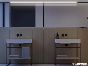 DOGMA 01 - Floor-standing Cristalplant® vanity unit _ Ideagroup