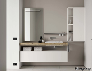 DOGMA 18 - Wall-mounted vanity unit with drawers _ Ideagroup