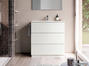 SYSTEM 05 - Floor-standing vanity unit with drawers _ Ideagroup