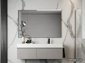 CUBIK 14 - Wall-mounted vanity unit with drawers _ Ideagroup