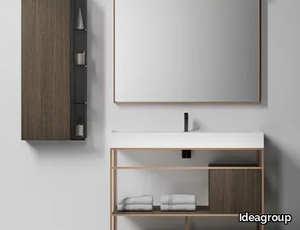 DOGMA 09 - Floor-standing Cristalplant® vanity unit _ Ideagroup