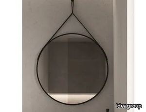 RING - Round framed painted metal mirror _ Ideagroup