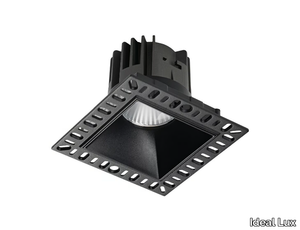 GAME TRIMLESS SQUARE - Square LED recessed die cast aluminium spotlight _ Ideal Lux