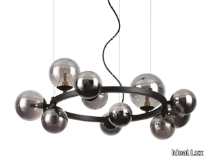 PERLAGE SP11 / 14 - Contemporary style metal pendant lamp _ Ideal Lux