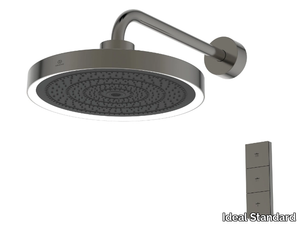 IDEALRAIN SOLOS - A78902 - Round adjustable ABS overhead shower with remote control _ Ideal Standard