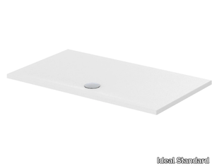 STRADA + - Anti-slip rectangular ceramic shower tray _ Ideal Standard