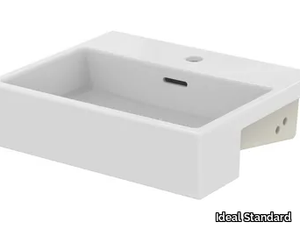 EXTRA - T3735 - Semi-inset rectangular ceramic washbasin _ Ideal Standard