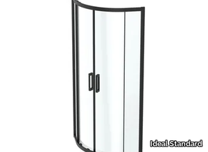 CONNECT 2 NERO SETA - Corner shower cabin with sliding door _ Ideal Standard