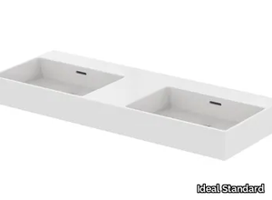 EXTRA - T391101 - Double rectangular ceramic washbasin _ Ideal Standard