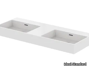 EXTRA - T391501 - Double rectangular ceramic washbasin _ Ideal Standard