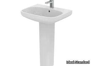 I.LIFE A - T4511 - Rectangular ceramic washbasin with overflow _ Ideal Standard