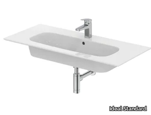 I.LIFE A - T4621 - Rectangular single ceramic washbasin with overflow _ Ideal Standard