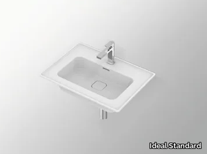 STRADA II - T2991 - Wall-mounted ceramic washbasin with overflow _ Ideal Standard