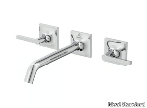 JOY NEO - BD154 - 3 hole wall-mounted washbasin tap with individual rosettes _ Ideal Standard