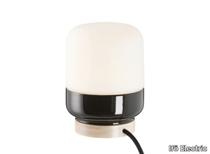 OHM 140 - Porcelain and opal glass table lamp _ Ifö Electric