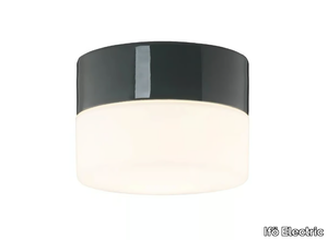 OPUS 140 - Opal glass and porcelain LED wall lamp / ceiling lamp _ Ifö Electric