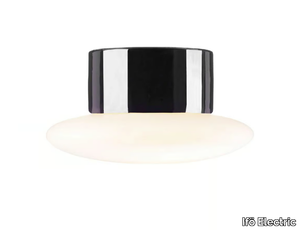 ATON CAIRO - Opal glass and porcelain wall lamp / ceiling lamp _ Ifö Electric