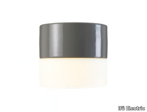 ATON GIZA - Opal glass and porcelain wall lamp / ceiling lamp _ Ifö Electric