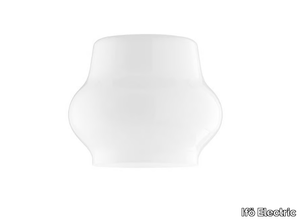 SMYCKA - Opal glass lampshade _ Ifö Electric