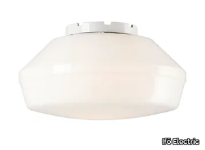 CLASSIC - Opal glass ceiling lamp _ Ifö Electric