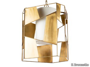 TIMELESS URBAN 20 - Brass pendant lamp _ Il Bronzetto