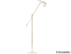 WORMHOLE 01j - Reading floor lamp with swing arm _ Il Bronzetto