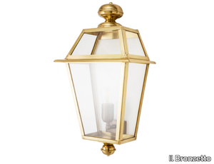 TIMELESS EDEN 322 - Brass and glass wall lamp _ Il Bronzetto