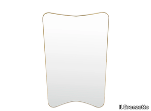 TIMELESS URBAN 52 - Framed brass mirror _ Il Bronzetto