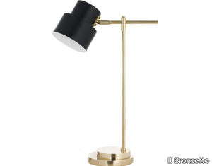 SATELLITE 02 - LED adjustable table lamp with fixed arm _ Il Bronzetto