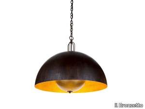 SOUNDLIGHT 01 - LED iron pendant lamp with speaker and bluetooth _ Il Bronzetto